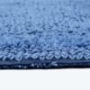 Unyqoos® Omkeerbare ronde badmat van katoen met zacht massage-effect en absorptie