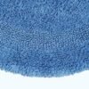 Unyqoos® Omkeerbare ronde badmat van katoen met zacht massage-effect en absorptie