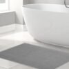 Unyqoos® Absorberende en sneldrogende katoenen badmat met antislip voor badkamer