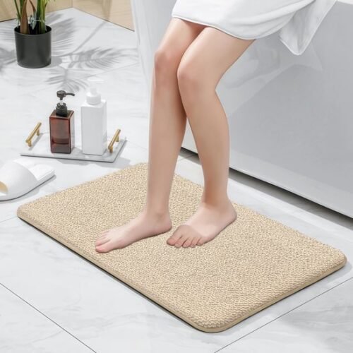 550x550-20028.jpg Unyqoos® Zachte en Absorberende Badmat met Antislip en Wasbare Eigenschappen