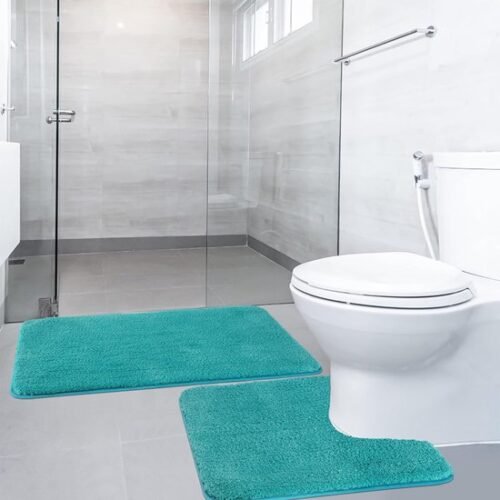 550x550-20058.jpg Unyqoos® Twee-delige badmatset met antislip en zachte microvezel voor elke badkamer