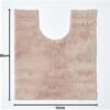 550x550-20065.jpg Unyqoos® Pluizige en absorberende toiletmat met antislip voor badkamercomfort