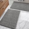 550x550-20079.jpg Unyqoos® Set van twee zachte en absorberende badmatten voor badkamer en bijkeuken