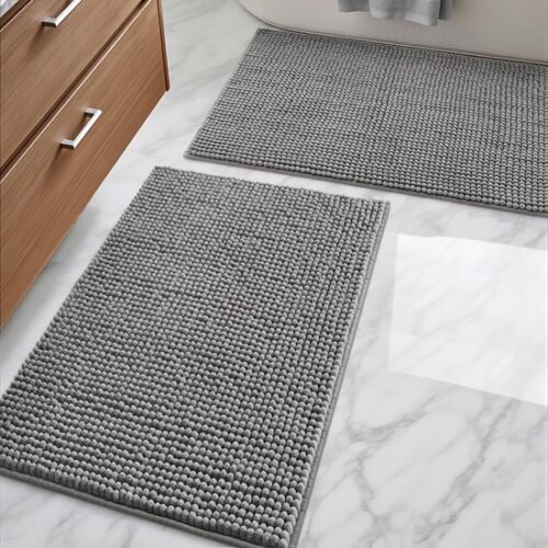 550x550-20079.jpg Unyqoos® Set van twee zachte en absorberende badmatten voor badkamer en bijkeuken