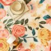 Unyqoos® Zacht laagpolig vloerkleed met bloemenpatroon voor diverse ruimtes in huis