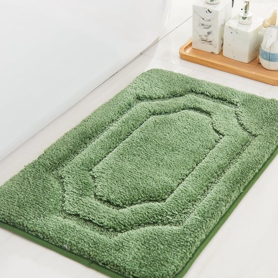 550x550-20143.jpg Unyqoos® Comfortabele Antislip Badmat voor Douche en Badkamer met Superieure Waterabsorptie, Groen, 40 x 60 cm