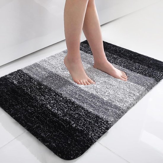Unyqoos® Hoogpolige en Wasbare Badmat voor Veiligheid en Comfort in Badkamer