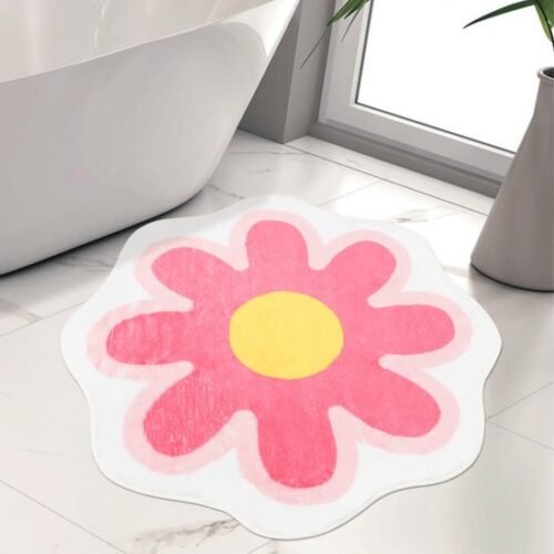 550x550-20174.jpg Unyqoos® Zacht en Absorberend Bloemendesign Vloerkleed voor Diverse Ruimtes