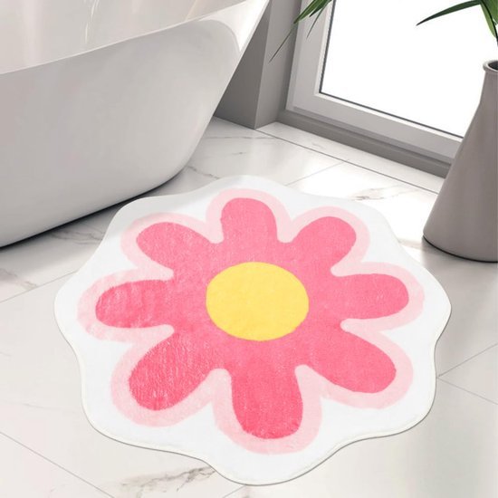 550x550-20174.jpg Unyqoos® Zacht en Absorberend Bloemendesign Vloerkleed voor Diverse Ruimtes