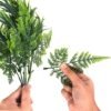 Unyqoos ® Realistisch Uitziende Kunstplanten voor Binnen- en Buitendecoratie, Set van 6 Stuks