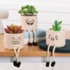 Unyqoos ® Decoratieve Miniatuurplanten voor Binnen en Buiten met Keramische Potten