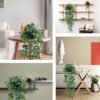 Unyqoos ® Decoratieve Kunstplanten Set van 2 met Potten voor Binnen- en Buitengebruik, 85 cm Lang