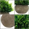Unyqoos ® Set van 2 Realistische Miniatuur Kamerplanten in Decoratieve Grijze Potten