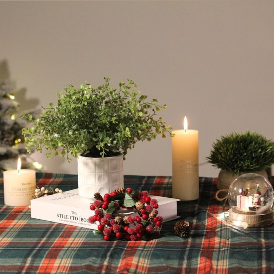 Unyqoos ® Kunstmatige Groendecoratie Set van Vier Stuks voor Diverse Kamers in Huis