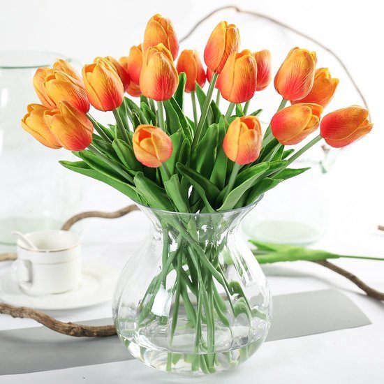 Unyqoos ® Levensechte Decoratieve Tulpen voor Bloemrijke Interieurs en Evenementen