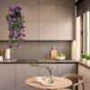 Unyqoos® Hangende Kunstplanten Set – 2x Klimop met Paarse Bloemen – 90 cm – Voor Binnen en Buiten