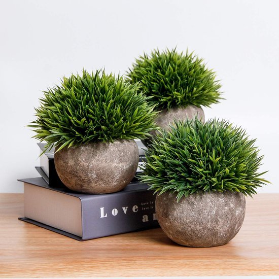 Unyqoos ® Kunstplanten Set voor Stijlvolle Interieurdecoratie en Onderhoudsvrij Groen