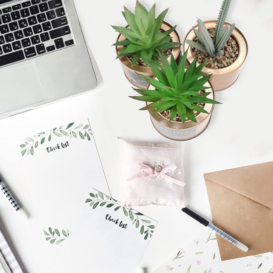 Unyqoos ® Stijlvolle Set van 3 Moderne Kunstplanten in Decoratieve Potten voor Elk Interieur