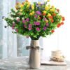 Unyqoos ® Levendige Kunstbloemen Bundel voor Binnen- en Buitendecoratie in Diverse Kleuren