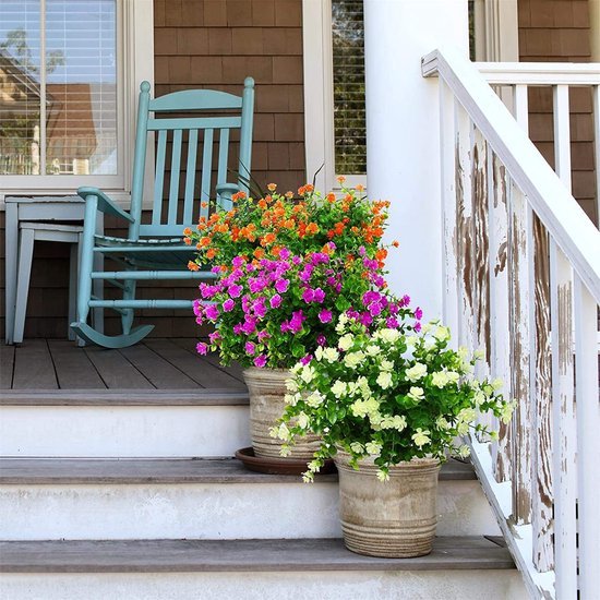 Unyqoos ® Levensechte UV-bestendige Kunstbloemen voor Binnen en Buiten - Perfect voor Decoratie