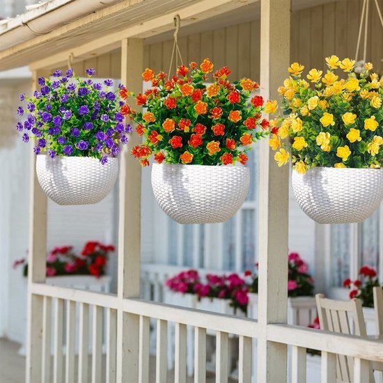 Unyqoos ® Levensechte UV-bestendige Kunstbloemen voor Binnen en Buiten - Perfect voor Decoratie