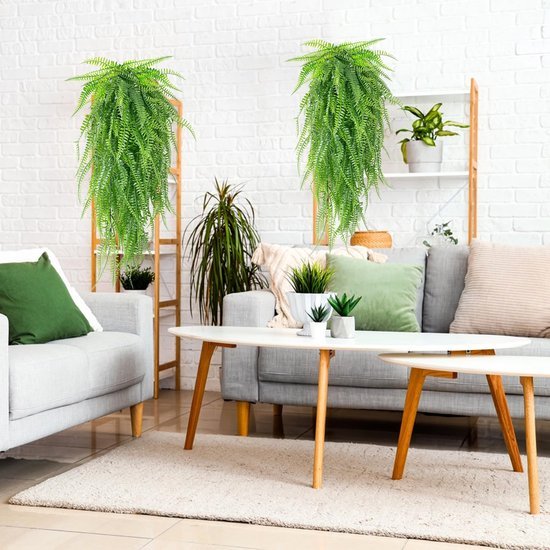 Unyqoos ® Realistische Hangende Groene Bladdecoratie voor Binnen en Buiten - Set van 6 Stuks