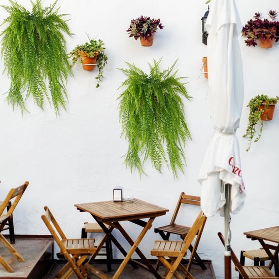 Unyqoos ® Realistische Hangende Groene Bladdecoratie voor Binnen en Buiten - Set van 6 Stuks