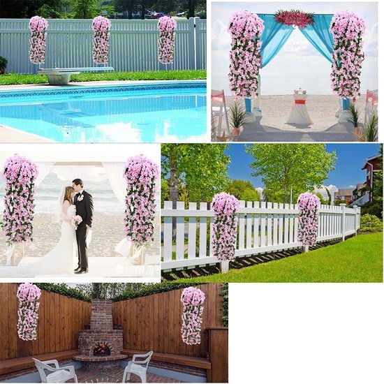 Unyqoos ® Betoverende Kunstbloemen Slinger voor Tuin- en Interieurdecoratie
