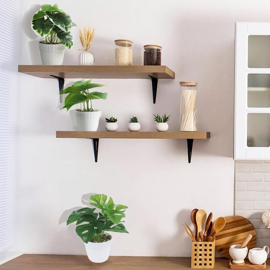 Unyqoos® Verbluffend Realistisch Kunstplantenset Met Drie Stuks Voor Diverse Ruimtes