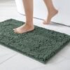 550x550-20482.jpg Unyqoos® Chenille Badmat 40 x 60 cm Antislip en Absorberend in Matchagroen voor Badkamercomfort