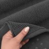 Unyqoos® Extra grote, absorberende badmat van 100% katoen met antislip en sneldrogende eigenschappen