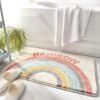 550x550-20507.jpg Unyqoos® Binnen- en Buitenhuis Antislip Bademat van Zachte Microvezel met Regenboogmotief - 50x80cm