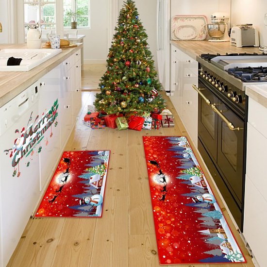 550x550-20512.jpg Unyqoos® Wasbaar kersttapijt met 3D-design voor huis en kantoor decoratie