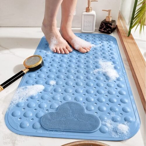 Unyqoos® Grote antislip douchemat met massage-effect voor veilig douchen