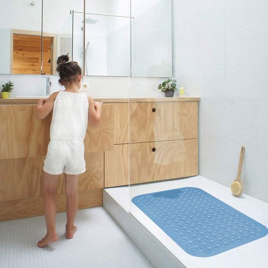Unyqoos® Grote antislip douchemat met massage-effect voor veilig douchen