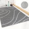 Unyqoos® Grijze antislip douchemat 40x60 cm voor veilig en comfortabel douchen