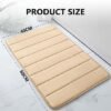 Unyqoos® Comfortabele en waterabsorberende badmat met memory foam voor elke badkamer