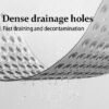Unyqoos® Grijze antislip douchemat met voetmassage en schimmelbestendigheid voor badkamer