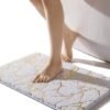 Unyqoos® Luxueuze Antislip Badmat met Gouden Detail voor Stijlvolle Badkamers - 40x60 cm