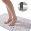 Unyqoos® Luxueuze Antislip Badmat met Gouden Detail voor Stijlvolle Badkamers - 40x60 cm