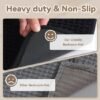 550x550-20721.jpg Unyqoos® Zachte en Absorberende Badmat met Antislip voor Veiligheid in de Badkamer