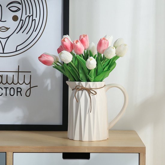 Unyqoos ® Adembenemend Realistische Kunstbloemen Tulpen voor Prachtige Bloemstukken en Decoraties