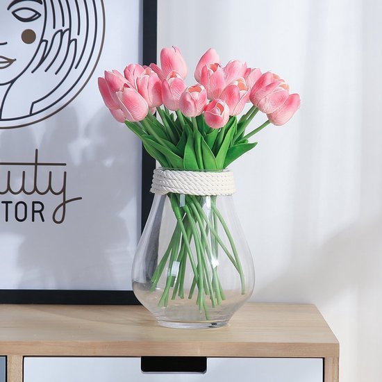 Unyqoos ® Adembenemend Realistische Kunstbloemen Tulpen voor Prachtige Bloemstukken en Decoraties
