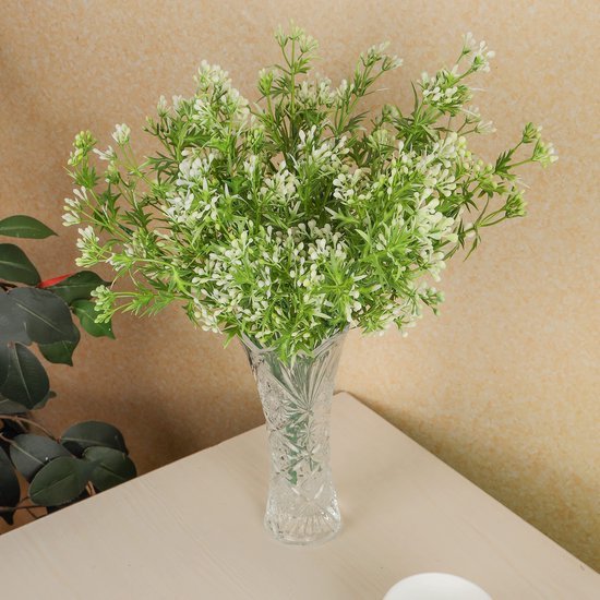 Unyqoos ® Set van 6 Realistisch Uitziende Hangende Kunstplanten voor Binnen en Buiten Decoratie