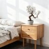 Unyqoos® Realistische kunstbloesem in stenen pot voor stijlvolle interieurdecoratie