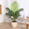 Unyqoos® Tropische Kunstpalm van 90 cm in Pot voor Diverse Decoraties, groente, 90cm, 2 stuks