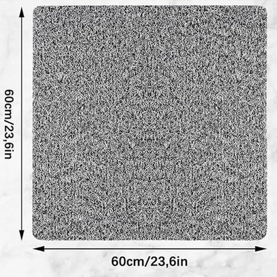 Unyqoos® Antislip Douchemat met Sneldrogend Luffa-ontwerp voor Veilig Douchen