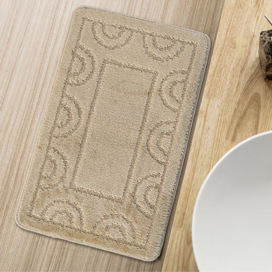 550x550-20976.jpg Unyqoos® Stijlvolle en Veilige Badmatset met Rutschfeste Latex Onderkant, Sneldrogend en Wasbaar