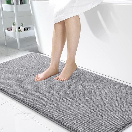 550x550-20981.jpg Unyqoos® Zachte en absorberende badmat met antisliplaag voor badkamercomfort