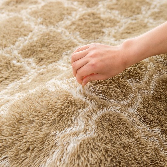 550x550-20992.jpg Unyqoos® Zacht en Pluizig Tapijt voor Woonkamer en Slaapkamer met Antisliplaag